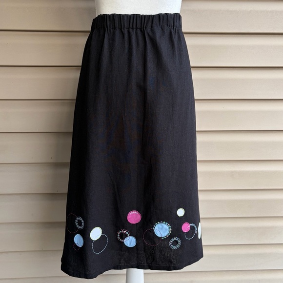 •CJ Banks• NWT Vintage A-Line Linen Blend Skirt - Size 3X - Picture 5 of 9